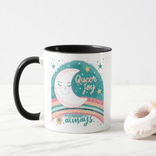 Queer Geluk Altijd LGBTQ Pride Regenboog Maan Scha Mok
