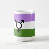 Queer - Gender Queer Pride Koffiemok (Center)