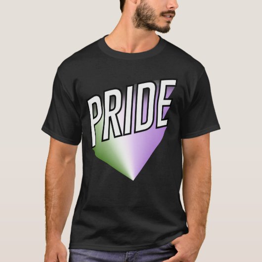 Queer / Genderqueer trots T-shirt (Voorkant)