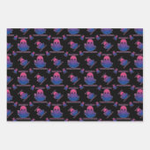 Queer Ghosts, Ghost in Biseksuele Vlag Kleuren Inpakpapier Vel (Voorkant 2)