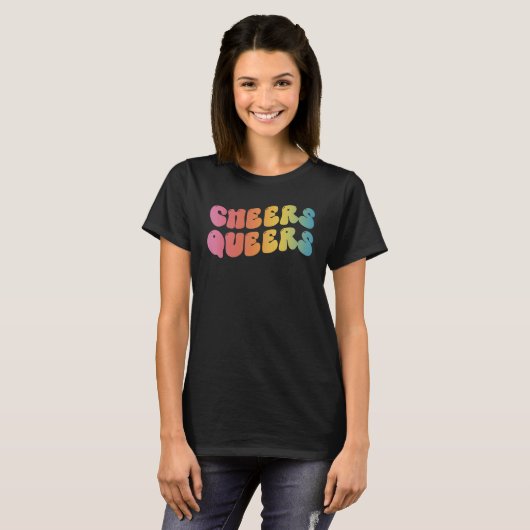 Queer Human Rights Bisexual Pride Ally Transgender T-shirt (Voorkant volledig)