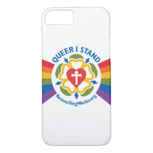 "Queer I Stand" t-shirt telefoonbehuizing iPhone 8/7 Hoesje