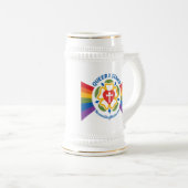 "Queer ik sta" stein Bierpul (Voorkant rechts)