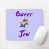 Queer Jew Mousepad Muismat (Met muis)