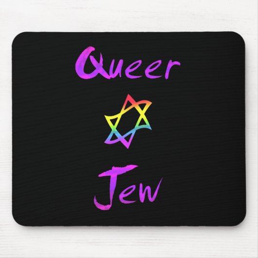 Queer Jew Mousepad Muismat (Voorkant)