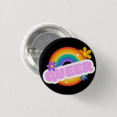Queer. LGBT+Pride. Button (Voorkant /achterkant)