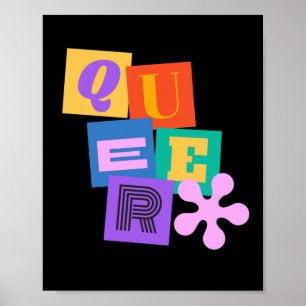 Queer. LGBT+Pride. Liefde is liefde Poster