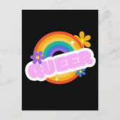 Queer. LGBT+Pride. Poster Briefkaart (Voorkant)