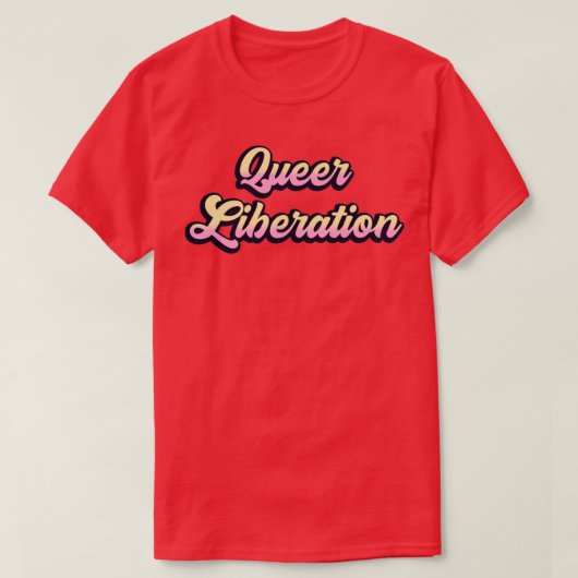 Queer Liberation T-shirt (Design voorkant)