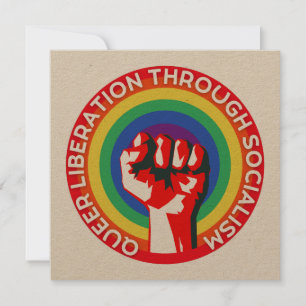 QUEER Liberation Through Socialism! LGBTQ+-rechten
