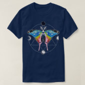 Queer Luna Moth Celestial LGBT Pride Vlag T-shirt (Design voorkant)