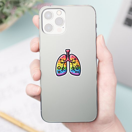 Queer Lungs Sticker (Telefoon)
