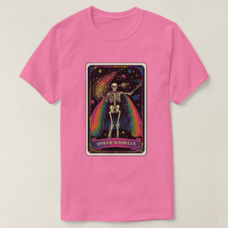 Queer Magician Skeleton Tarot T-shirt