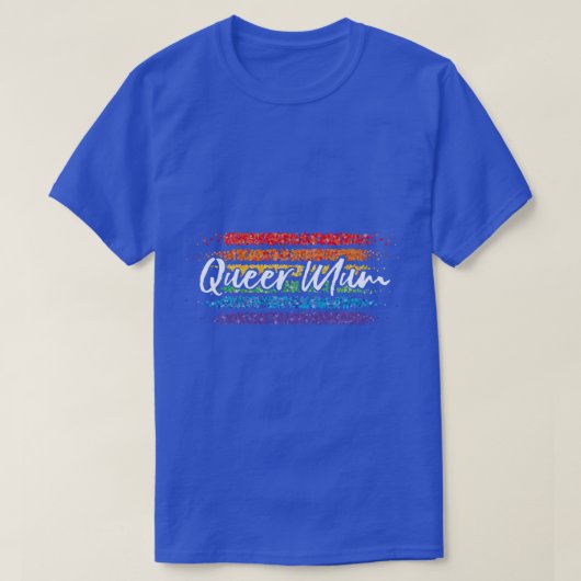 Queer Mama Moeder Regenboog LGBTQ T-shirt (Design voorkant)