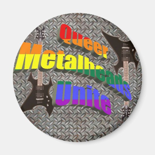Queer Metalheads verenigen zich Magneet (Voorkant)