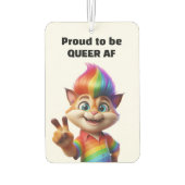 Queer Mohawk Kat Luchtverfrisser (Achterkant)