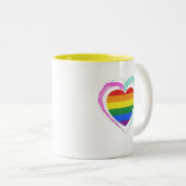 Queer Mutant! Tweekleurige Koffiemok (Voorkant rechts)