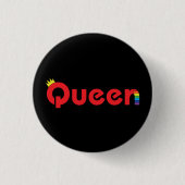 Queer/n Pride Badge Ronde Button 3,2 Cm (Voorkant)