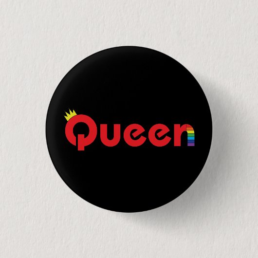 Queer/n Pride Badge Ronde Button 3,2 Cm (Voorkant)