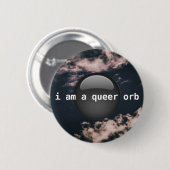 queer orb ronde button 5,7 cm (Voorkant /achterkant)