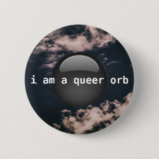 queer orb ronde button 5,7 cm