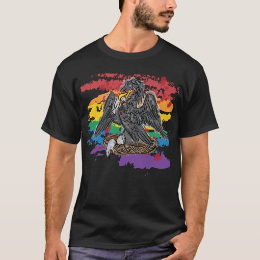 Queer Peer - Bad Pelican T-shirt (Voorkant)