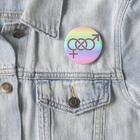 Queer Poly Ronde Button 5,7 Cm (In situ)