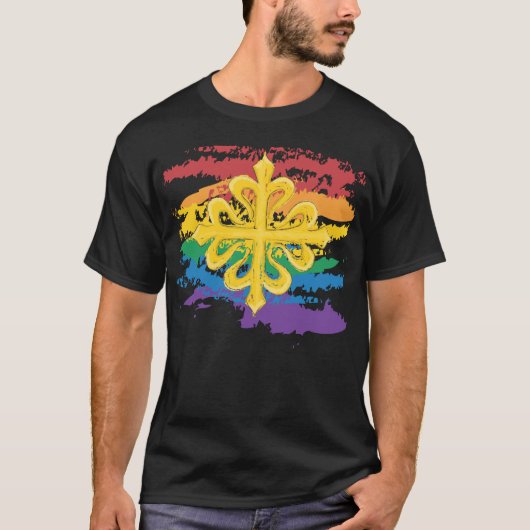 Queer Pride - Calontir T-shirt (Voorkant)