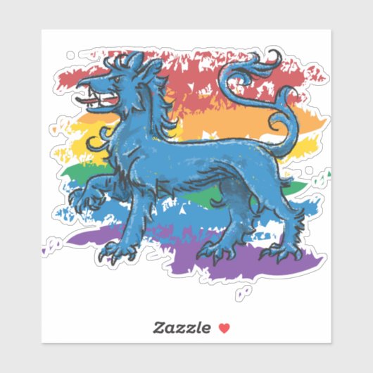 Queer Pride - East Kingdom Sticker (Vel)