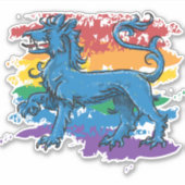 Queer Pride - East Kingdom Sticker (Voorkant)