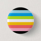 Queer Pride Flag Badge Ronde Button 3,2 Cm (Voorkant)