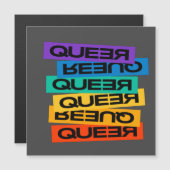 Queer-pride gay met regenboogkleur (Voorkant / Achterkant)