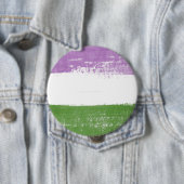 Queer Pride Paint Ronde Button 4,0 Cm (In situ)