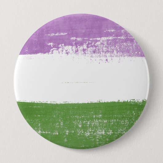 Queer Pride Paint Ronde Button 4,0 Cm (Voorkant)