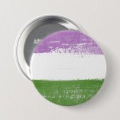 Queer Pride Paint Ronde Button 7,6 Cm (Voorkant /achterkant)