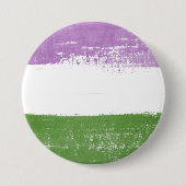 Queer Pride Paint Ronde Button 7,6 Cm (Voorkant)
