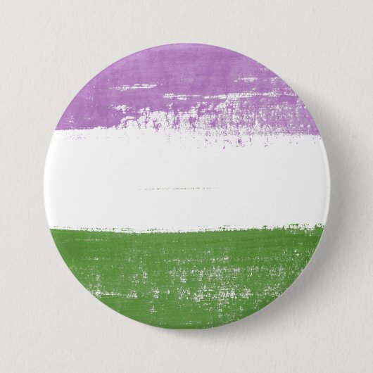 Queer Pride Paint Ronde Button 7,6 Cm (Voorkant)