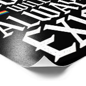 Queer Pride Queer mensen zullen altijd bestaan Foto Afdruk (Hoek)