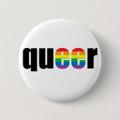 Queer Pride Ronde Button 5,7 Cm (Voorkant)