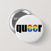 Queer Pride Ronde Button 5,7 Cm (Voorkant /achterkant)