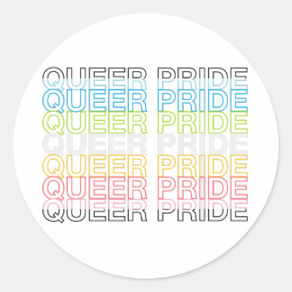 Queer Pride Ronde Sticker