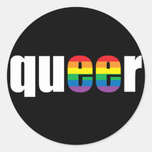Queer Pride Ronde Sticker
