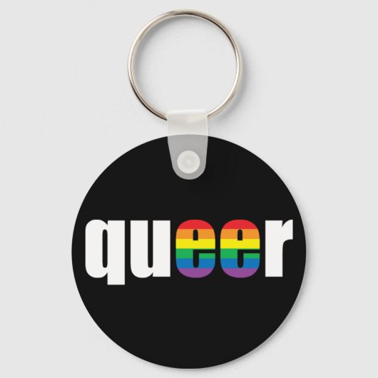 Queer Pride Sleutelhanger (Voorkant)