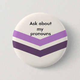 Queer Pronouns Button Vraag