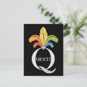 Queer Queen Briefkaart (Staand voorkant)