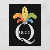 Queer Queen Briefkaart (Voorkant)