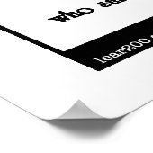 Queer Querulous Quail Poster (Hoek)