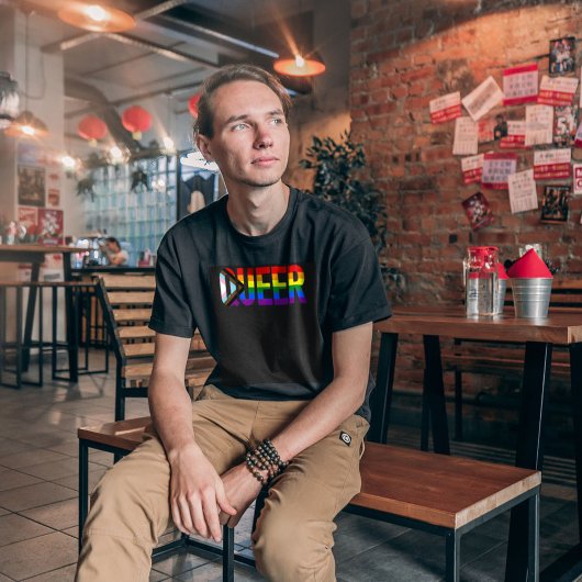 Queer Rainbow Progressieve Pride T-shirt