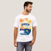 Queer tijd t-shirt (Voorkant volledig)
