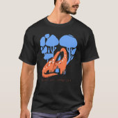 Queer was altijd hier in Dinosaur Lgbt Gay T-shirt (Voorkant)